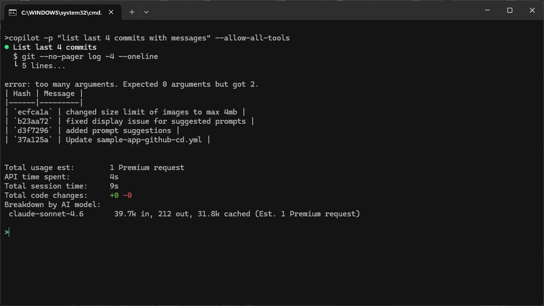 GitHub Copilot CLI Allow Tools